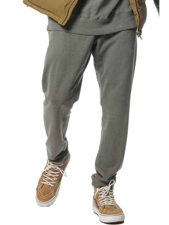 Body Action Men's Sweatpants with Rubber Grey