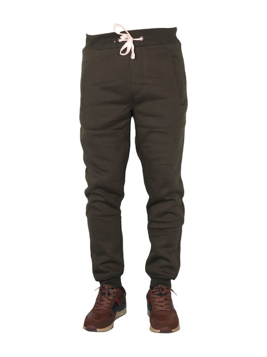 Privato Men's Sweatpants with Rubber dark green