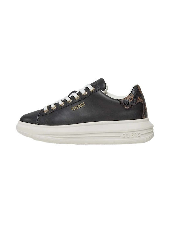 Guess Vibo Γυναικεία Sneakers Black / White