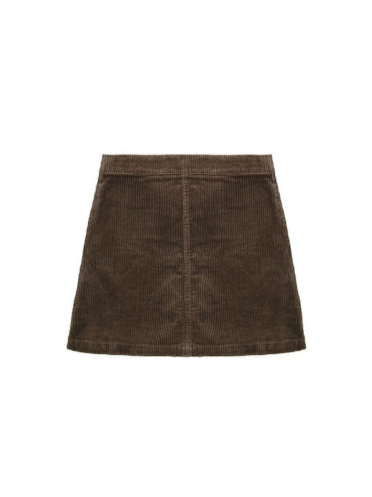 Kids Skirt Corduroy Brown