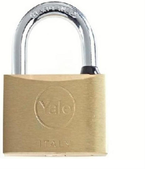 Yale Ορειχάλκινο Λουκέτο Πέταλο με Κλειδί 30mm