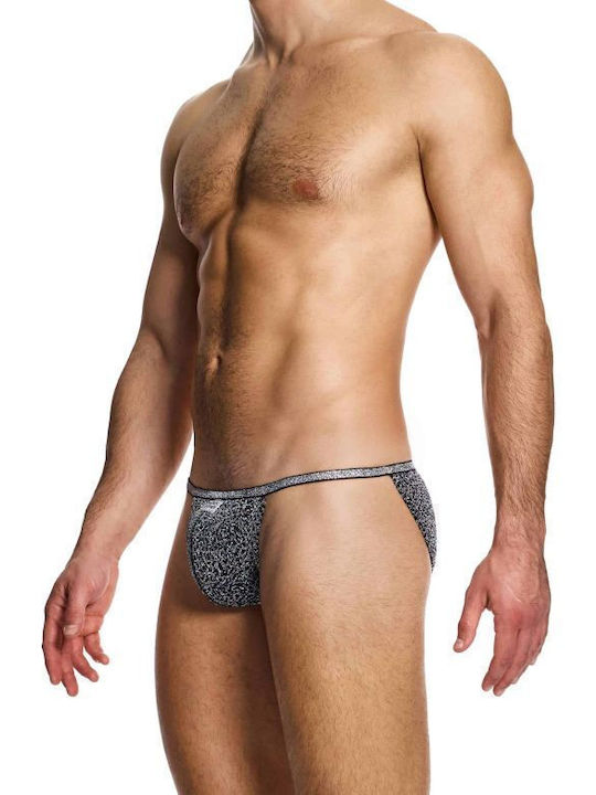 Modus Vivendi Herren Slips Grey mit Mustern 1Packung