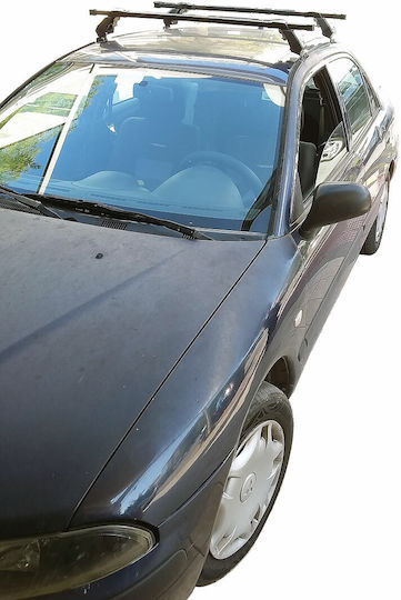 Hermes für Mitsubishi Carisma (mit Dachträgerfüßen) Schwarze