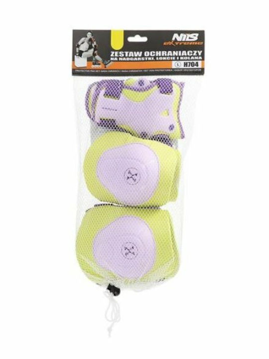 Nils Protective Gear Set for Rollers Yellow