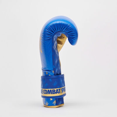 Leone 1947 Leather Boxing Competition Gloves Blue