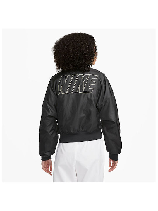 Nike Sports Jacket Double Sided Black