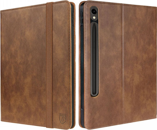 Rosso Flip Cover Brown Galaxy Tab S9