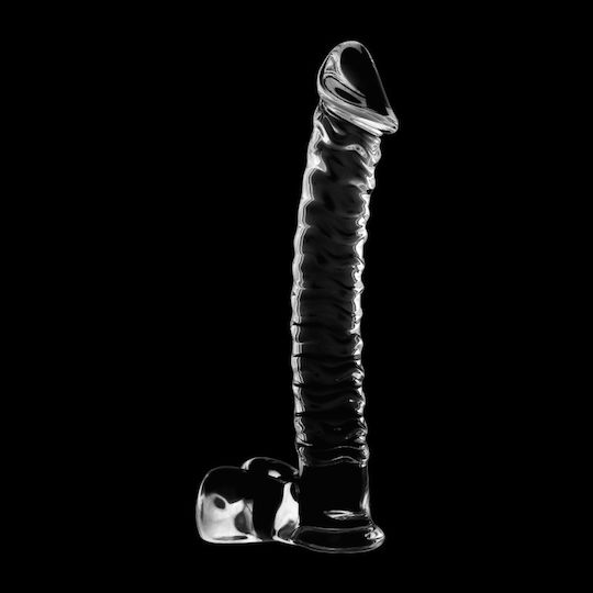 Ibiza Γυάλινο Dildo Διάφανο 21.5cm