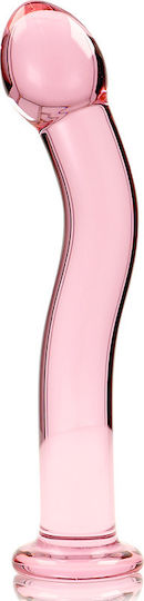 Ibiza Γυάλινο Dildo Ροζ 18.5cm