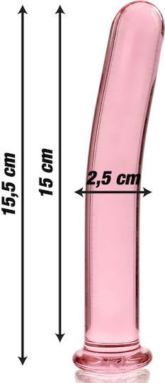 Ibiza Glasdildo Rosa 15.5cm