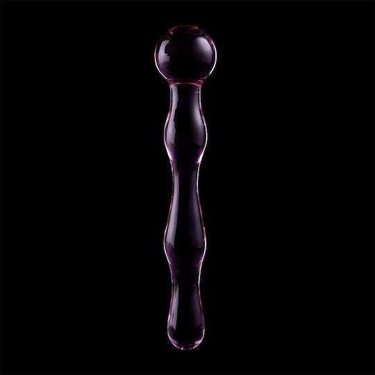 Ibiza Γυάλινο Dildo Ροζ 18cm