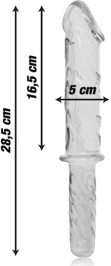 Ibiza Γυάλινο Dildo Διάφανο 28.5cm
