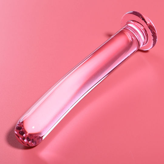 Ibiza Γυάλινο Dildo Ροζ 18.5cm