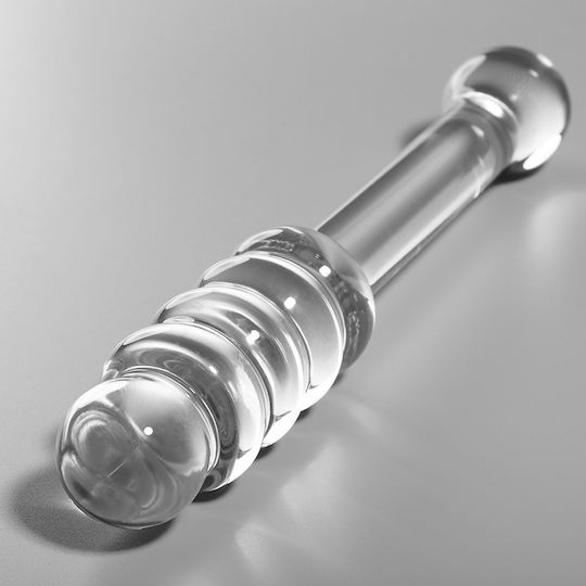 Ibiza Γυάλινο Dildo Διάφανο 20.5cm