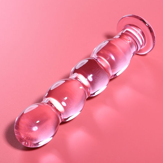 Ibiza Glasdildo Rosa 16cm