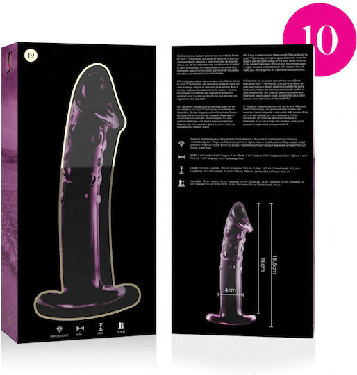 Ibiza Γυάλινο Dildo Ροζ 18.5cm
