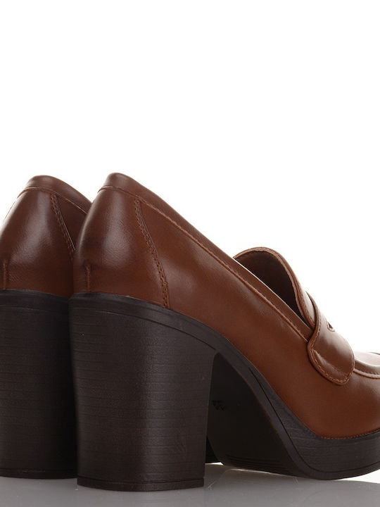 Famous Shoes Brown High Heels