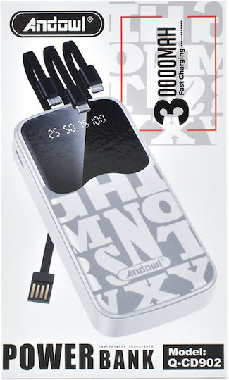 Andowl Q-CD902 Power Bank 30000mAh Green