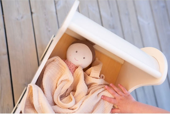 Jabadabado Puppen Kinderwagen Aus Hölzernes Für 1.5+ Jahre