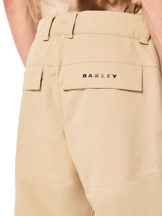 Oakley Best Cedar Rc FOA403445-31R Men's Trousers for Ski & Snowboard Beige