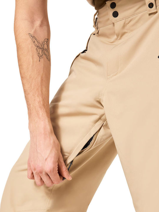 Oakley Best Cedar Rc FOA403445-31R Men's Trousers for Ski & Snowboard Beige