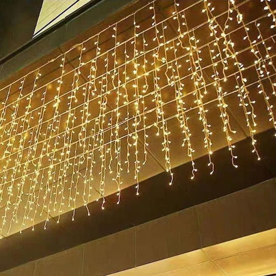 Lumini LED 3 m x 50 cm Alb Cald, Tip Ploaie