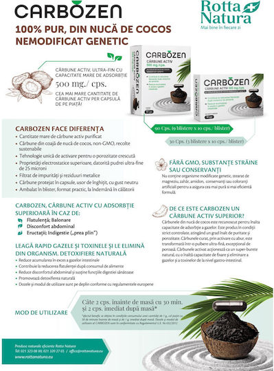 Rotta Natura 500mg Alte Suplimente Alimentare 90 Capsule