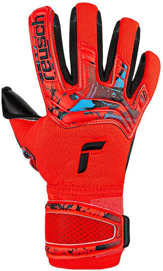 Reusch Attrakt Duo Голмански ръкавици за Възрастни Червени