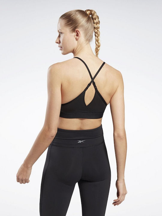 Reebok Lux Strappy Frauen Sport-BH μαύρο