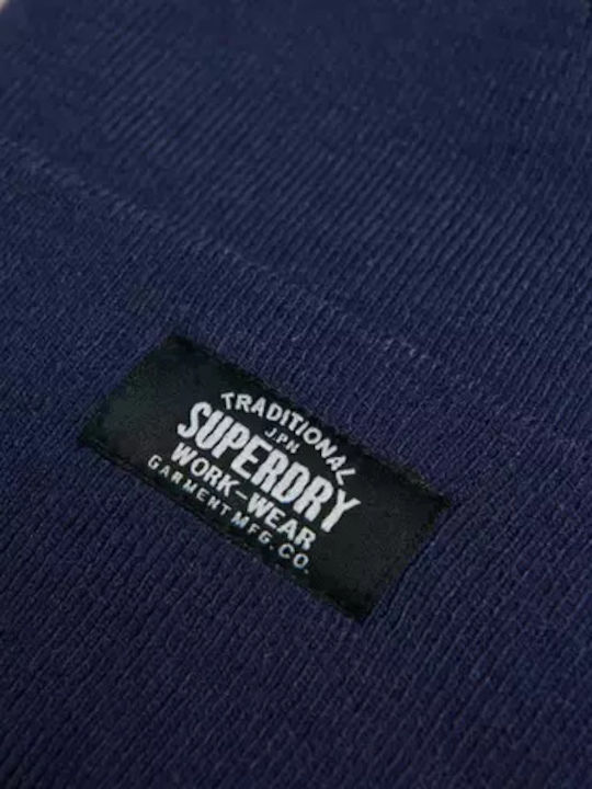 Knitted Beanie Cap Purple