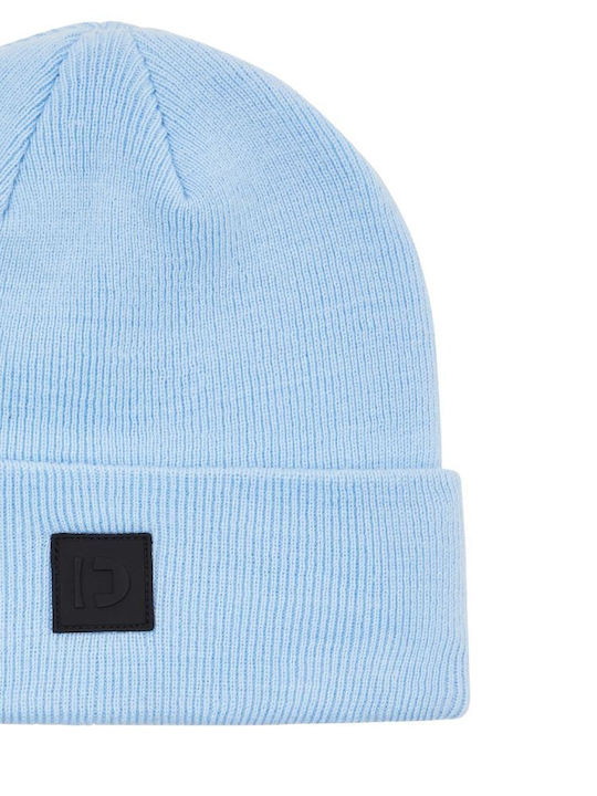 Knitted Beanie Cap Light Blue