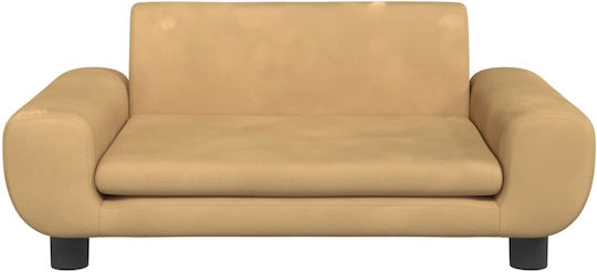 Kids Sofa Brown 70x45x33cm