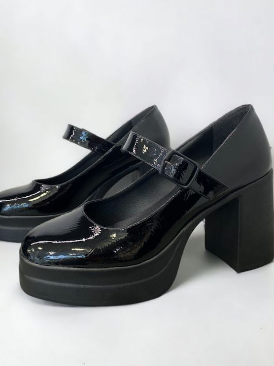 Basic Patent Leather Black Heels