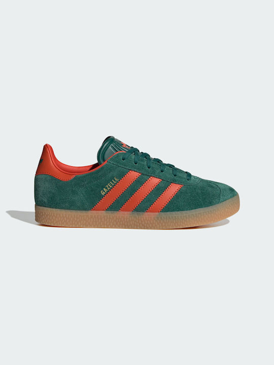 Gazelle J Παιδικά Sneakers Collegiate Green / Preloved Red / Gum