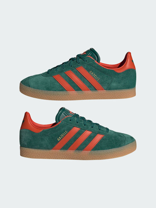 Gazelle J Παιδικά Sneakers Collegiate Green / Preloved Red / Gum