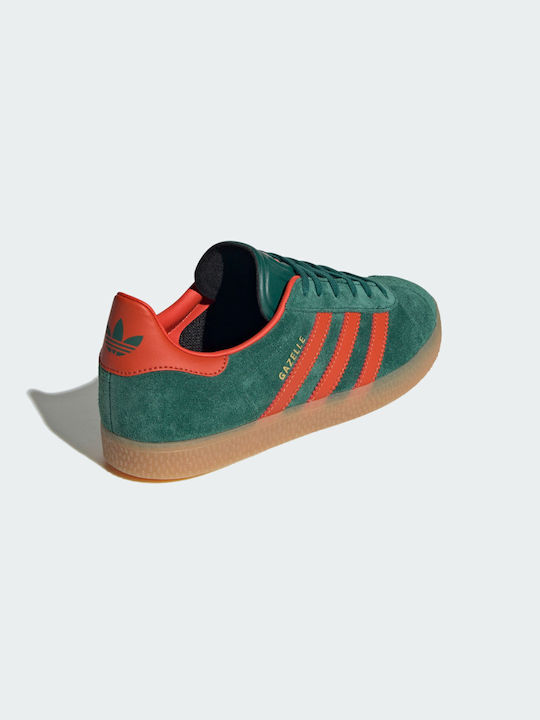 Gazelle J Παιδικά Sneakers Collegiate Green / Preloved Red / Gum