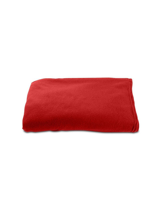 Κουβέρτα Fleece με Μανίκια 135x180εκ. Μπλε