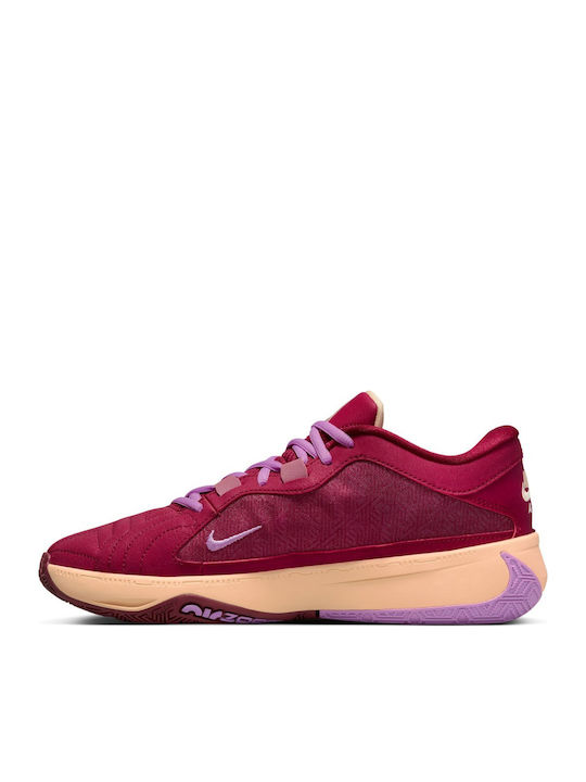 Giannis Freak 5 "Alphabet Bros" Χαμηλά Μπασκετικά Παπούτσια Noble Red / Desert Berry / Guava Ice / Ice Peach