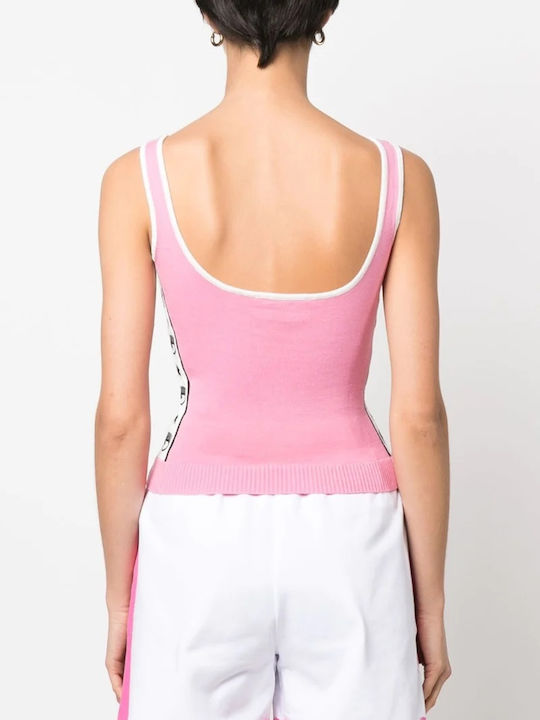 Chiara Ferragni Women's Sleeveless Sweater Cotton Pink