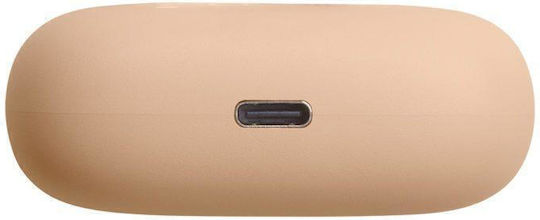 JBL Wave Beam In-ear Bluetooth Handsfree Earphones with Sweat Resistance and Charging Case Beige