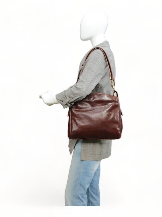 Leather Women's Bag Crossbody Brown