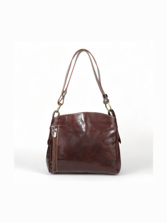 Leather Women's Bag Crossbody Brown