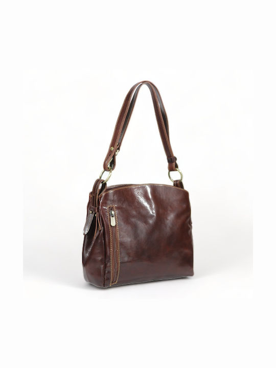Leather Women's Bag Crossbody Brown