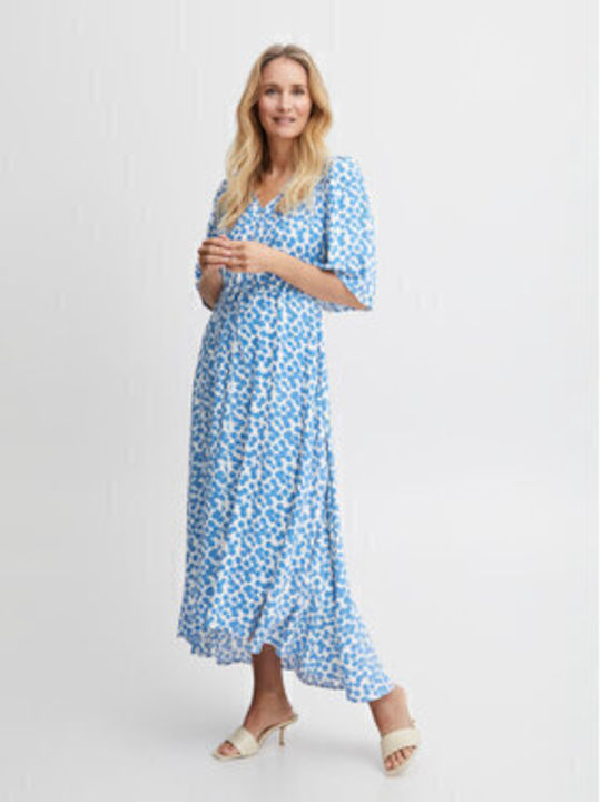 Midi Damenkleid Blau