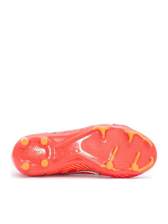 Zoom Vapor 15 Acad Kids Molded Soccer Shoes with Sock without Laces Red