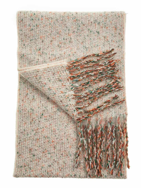 Women's Wool Scarf Ecru