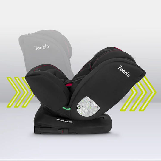 Lionelo Bastian Baby Car Seat i-Size with Isofix Black Red