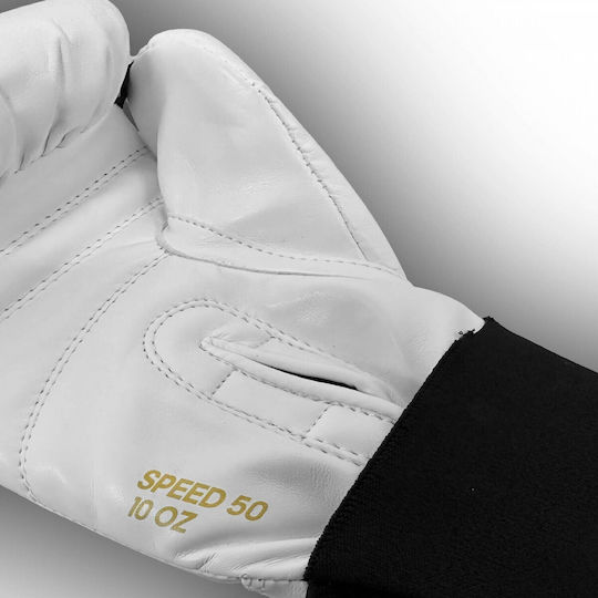 adidas Speed 50 de Copii Mănuși de Box pentru Competiție Albe