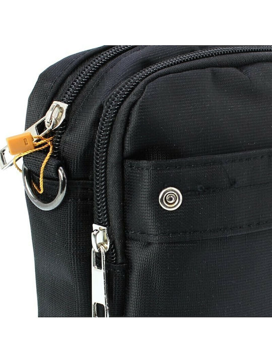 Herrentasche Schulter / Crossbody Schwarz