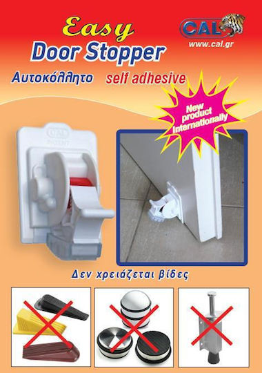 Стопер за врата Лепенка Easy Пластмаса Бял 1бр Стопер за врата Лепенка Easy Пластмаса Бял 1бр